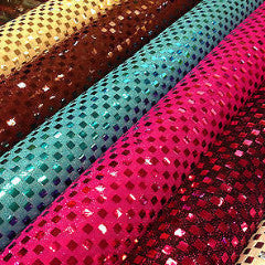 SQUARE SEQUIN LUREX JERSEY DISCO DANCE FANCY DRESS FABRIC MATERIAL 38'  M67 Mtex - Midland Textiles & Fabric