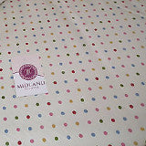 5mm Spot Polka Dots Multi Coloured Dress Craft 100% Cotton Poplin Fabric 45' M21 - Midland Textiles & Fabric