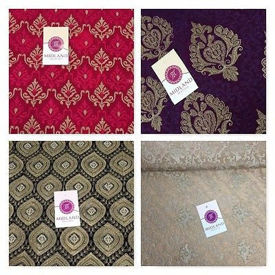 Luxury Crepe Fabric Metallic Embroidery 36' M243 Mtex - Midland Textiles & Fabric
