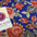 Rose Design With Gold Foil 100% Cotton Lawn Dress fabric 58" wide  M273 Mtex - Midland Textiles & Fabric