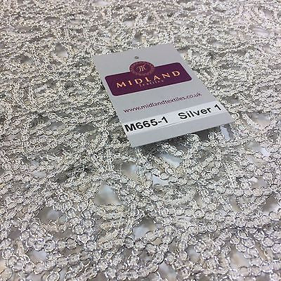 Metallic Wedding Net Mesh lace Dress fabric 50'  Wide M665 Mtex - Midland Textiles & Fabric