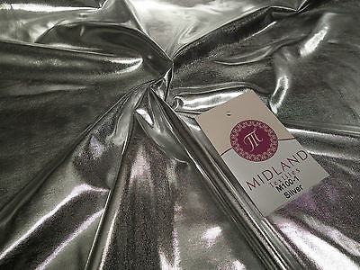 Metallic Shiny Stretchy foil Polyester Nylon Spandex Mix 58' Wide M100 Mtex - Midland Textiles & Fabric