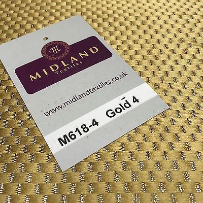 Indian Metallic Shimmer Lame Banarsi Jacquard Brocade Fabric 44' Wide M618 - Midland Textiles & Fabric