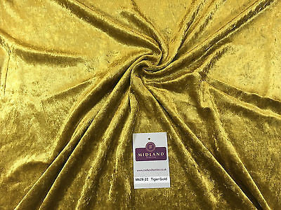 Crushed Velvet Velour One way stretch Dress & Craft Fabric 58