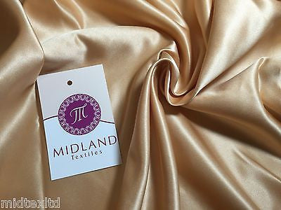 Peau-De-Soie 100% Polyester medium  Matt Satin wedding dresses fabric M601 - Midland Textiles & Fabric