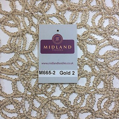 Metallic Wedding Net Mesh lace Dress fabric 50