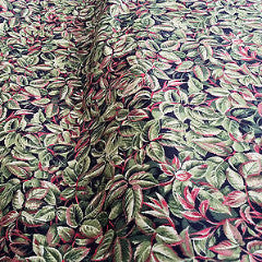 44' Leaf Print 100% Cotton Fabric Craft Dressmaking Patchwork Midtex M301 F953 - Midland Textiles & Fabric