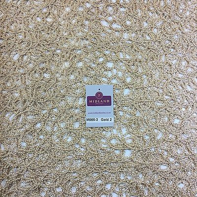 Metallic Wedding Net Mesh lace Dress fabric 50'  Wide M665 Mtex - Midland Textiles & Fabric