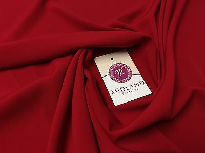 Soft and Lightweight Peach Crepe Dressmaking Fabric ideal for Bridal M510 Mtex - Midland Textiles & Fabric