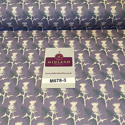 Mauve Highland Scottish Tartan 100% Cotton craft & quilting fabric 45' M678 - Midland Textiles & Fabric