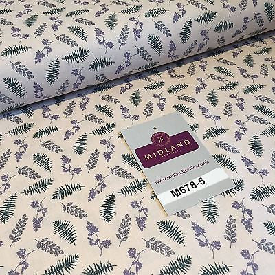 Mauve Highland Scottish Tartan 100% Cotton craft & quilting fabric 45' M678 - Midland Textiles & Fabric