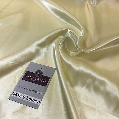Silky Smooth Japanese Premium Lightweight Satin  Dress Fabric 44' M616 Mtex - Midland Textiles & Fabric