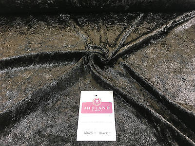 Crushed Velvet Velour One way stretch Dress & Craft Fabric 58' M628 Mtex - Midland Textiles & Fabric