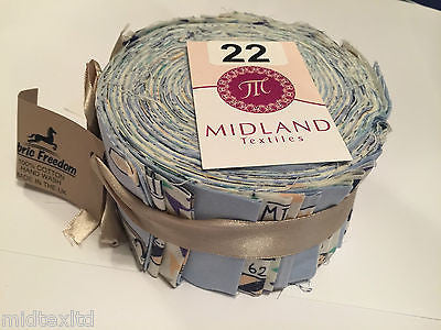 Jelly Rolls 40 strippers 100% cotton 2.5' Width by 42' length M550 Mtex - Midland Textiles & Fabric