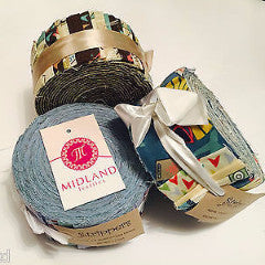 Mini Jelly Rolls 20 strippers 100% cotton 2.5' Width by 42' length M551 Mtex - Midland Textiles & Fabric