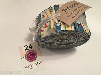 Jelly Rolls 40 strippers 100% cotton 2.5' Width by 42' length M550 Mtex - Midland Textiles & Fabric