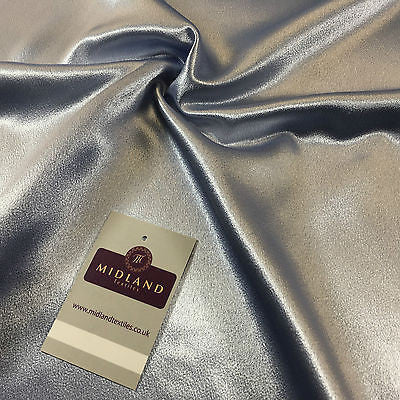 Satin Backed Crepe Bridal & Evening Dress Fabric Medium Weight 44" M688 Mtex - Midland Textiles & Fabric