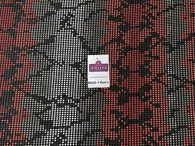 Spotted printed ity stretch jersey Lycra dress Fabric 58" wide M640 Mtex - Midland Textiles & Fabric