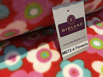 Anti pil polar Printed fleece ideal for throws blankets 150cm wide M672 Mtex - Midland Textiles & Fabric