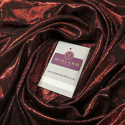 Shiny Metallic Corduroy Lame 1 way stretch Dress Fabric 40' wide M699 Mtex - Midland Textiles & Fabric