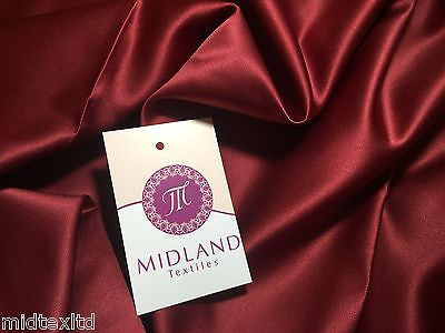 Peau-De-Soie 100% Polyester medium  Matt Satin wedding dresses fabric M601 - Midland Textiles & Fabric