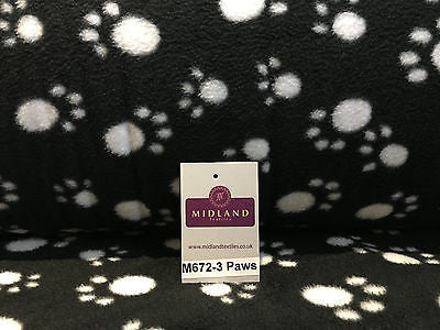 Anti pil polar Printed fleece ideal for throws blankets 150cm wide M672 Mtex - Midland Textiles & Fabric