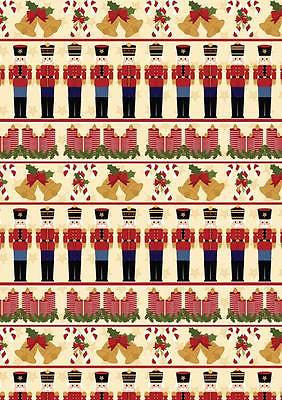 Nutcracker 100% Cotton Christmas Themed Patchwork fabric 44' Wide M560 Mtex - Midland Textiles & Fabric