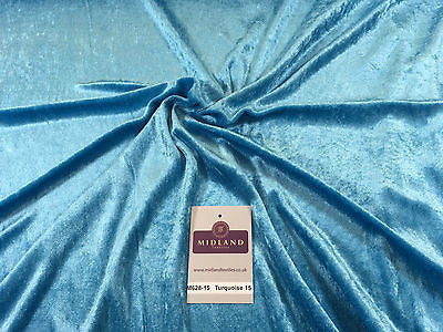 Crushed Velvet Velour One way stretch Dress & Craft Fabric 58' M628 Mtex - Midland Textiles & Fabric