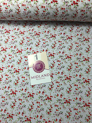 Small Ditsy Floral poly cotton print dress craft fabric 44' Wide M348 Mtex - Midland Textiles & Fabric