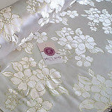 45' wide Floral Blossom Satin Brocade Dress Fabric -  M42 Mtex - Midland Textiles & Fabric