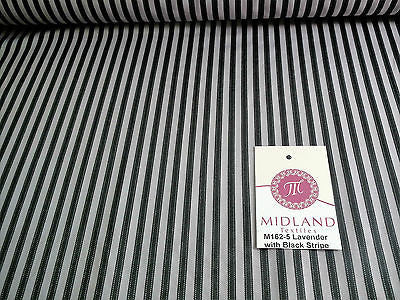 VERTICAL SATIN STRIPE FABRIC NON-STRETCH M162 MIDTEX - Midland Textiles & Fabric