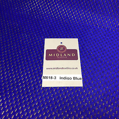 Indian Metallic Shimmer Lame Banarsi Jacquard Brocade Fabric 44' Wide M618 - Midland Textiles & Fabric