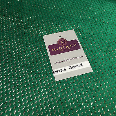 Indian Metallic Shimmer Lame Banarsi Jacquard Brocade Fabric 44' Wide M618 - Midland Textiles & Fabric