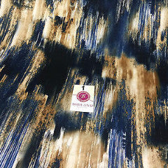 Artistic Two Tonal Shaded Royal Micro Matt Satin Fabric 58" M168 Mtex - Midland Textiles & Fabric