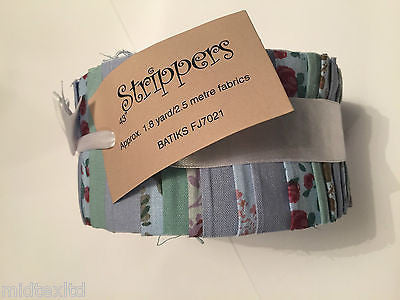 Jelly Rolls 40 strippers 100% cotton 2.5' Width by 42' length M550 Mtex - Midland Textiles & Fabric