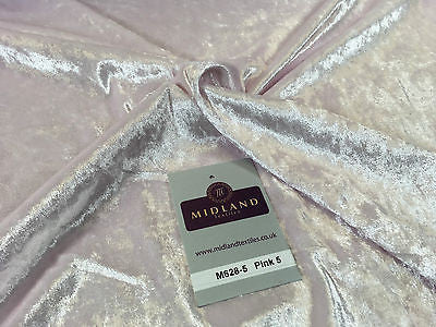 Crushed Velvet Velour One way stretch Dress & Craft Fabric 58' M628 Mtex - Midland Textiles & Fabric