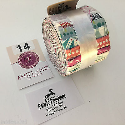 Mini Jelly Rolls 20 strippers 100% cotton 2.5' Width by 42' length M551 Mtex - Midland Textiles & Fabric