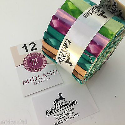 Mini Jelly Rolls 20 strippers 100% cotton 2.5' Width by 42' length M551 Mtex - Midland Textiles & Fabric