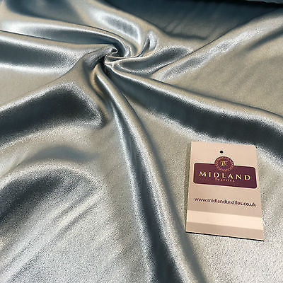 Satin Backed Crepe Bridal & Evening Dress Fabric Medium Weight 44" M688 Mtex - Midland Textiles & Fabric