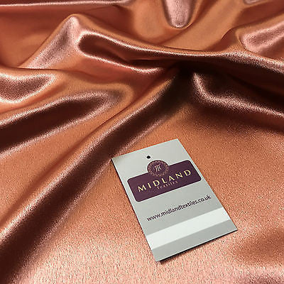 Satin Backed Crepe Bridal & Evening Dress Fabric Medium Weight 44' M688 Mtex - Midland Textiles & Fabric