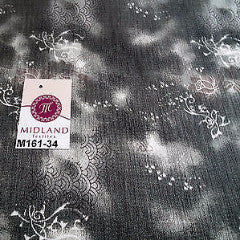 Grey's two tonal printed chiffon fabric 44" wide M161-34 Mtex - Midland Textiles & Fabric