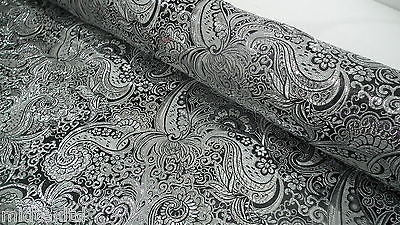 Paisley Metallic Brocade Fabric 58' wide for Jackets and waistcoats M350 Mtex - Midland Textiles & Fabric