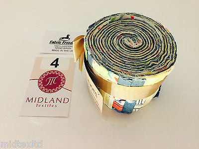 Mini Jelly Rolls 20 strippers 100% cotton 2.5' Width by 42' length M551 Mtex - Midland Textiles & Fabric