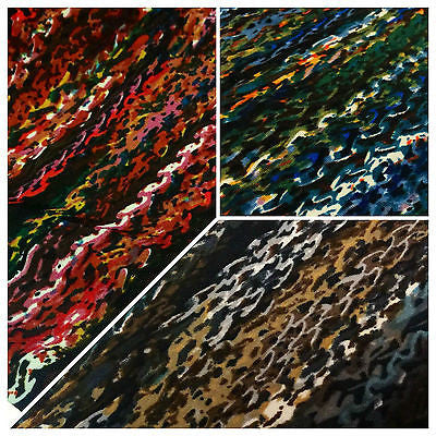 Multi Coloured Striped printed ity Jersey Lycra Stretch Fabric 58' M167 Mtex - Midland Textiles & Fabric