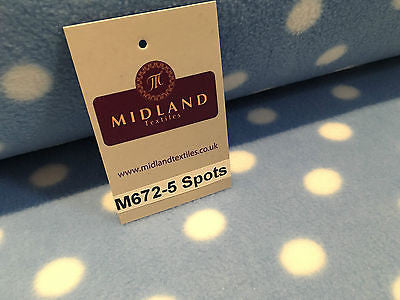 Anti pil polar Printed fleece ideal for throws blankets 150cm wide M672 Mtex - Midland Textiles & Fabric