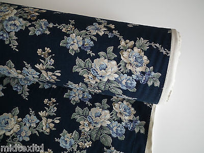 Vintage Rose Floral Print Shabby Chic, 100% Crafting Cotton 45 ' Wide - M28 Mtex - Midland Textiles & Fabric