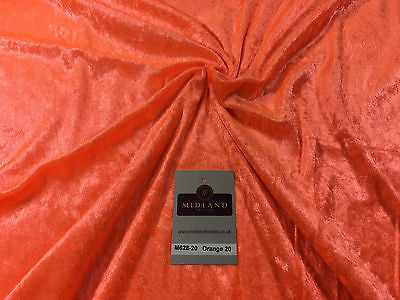 Crushed Velvet Velour One way stretch Dress & Craft Fabric 58' M628 Mtex - Midland Textiles & Fabric