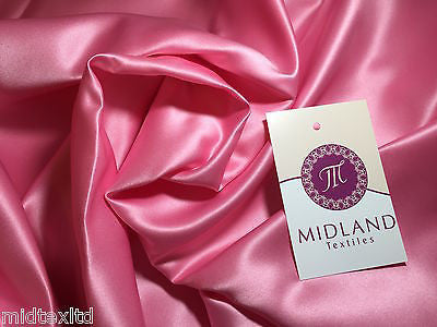 Peau-De-Soie 100% Polyester medium  Matt Satin wedding dresses fabric M601 - Midland Textiles & Fabric