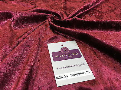 Crushed Velvet Velour One way stretch Dress & Craft Fabric 58' M628 Mtex - Midland Textiles & Fabric