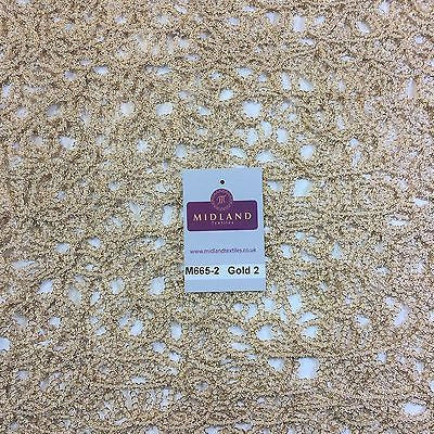 Metallic Wedding Net Mesh lace Dress fabric 50'  Wide M665 Mtex - Midland Textiles & Fabric